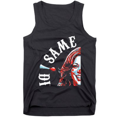 Same Circus Different Clown Funny Kamala Harris Clown Premium Tank Top