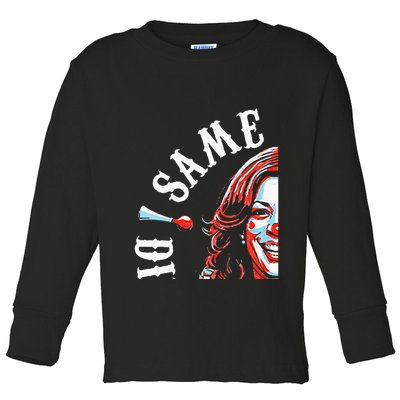 Same Circus Different Clown Funny Kamala Harris Clown Premium Toddler Long Sleeve Shirt