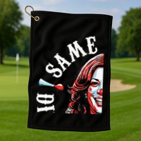 Same Circus Different Clown Funny Kamala Harris Clown Premium Golf Towel