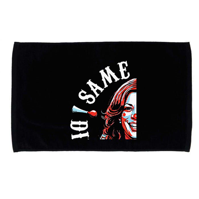 Same Circus Different Clown Funny Kamala Harris Clown Premium Microfiber Hand Towel