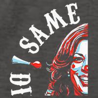 Same Circus Different Clown Funny Kamala Harris Clown Premium Vector Backpack