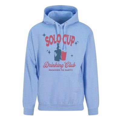 Solo Club Drinking Club Unisex Surf Hoodie