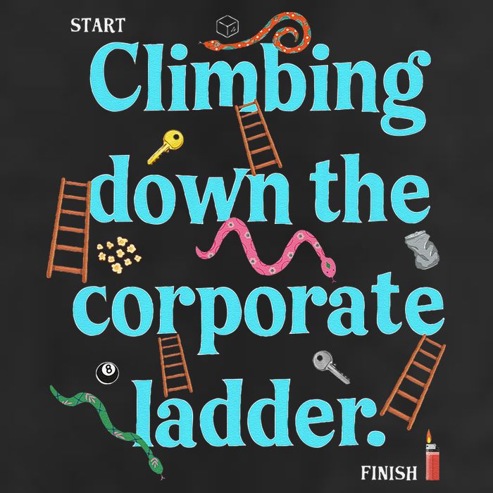 Start Climbing Down The Corporate Ladder Beanie