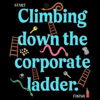 Start Climbing Down The Corporate Ladder 16 in Basic Backpack