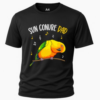 Sun Conure Dad Funny Parrot Bird Lover Performance Shirt
