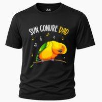 Sun Conure Dad Funny Parrot Bird Lover Performance Shirt