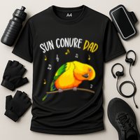 Sun Conure Dad Funny Parrot Bird Lover Performance Shirt