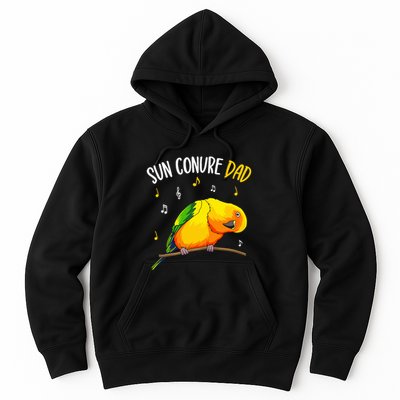 Sun Conure Dad Funny Parrot Bird Lover Hoodie