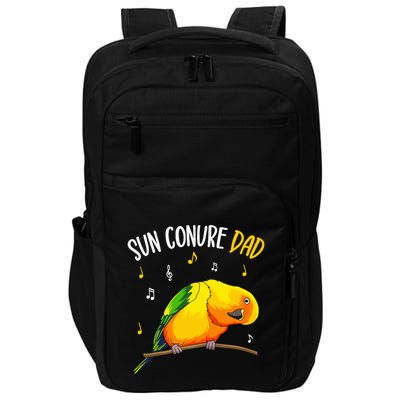 Sun Conure Dad Funny Parrot Bird Lover Impact Tech Backpack