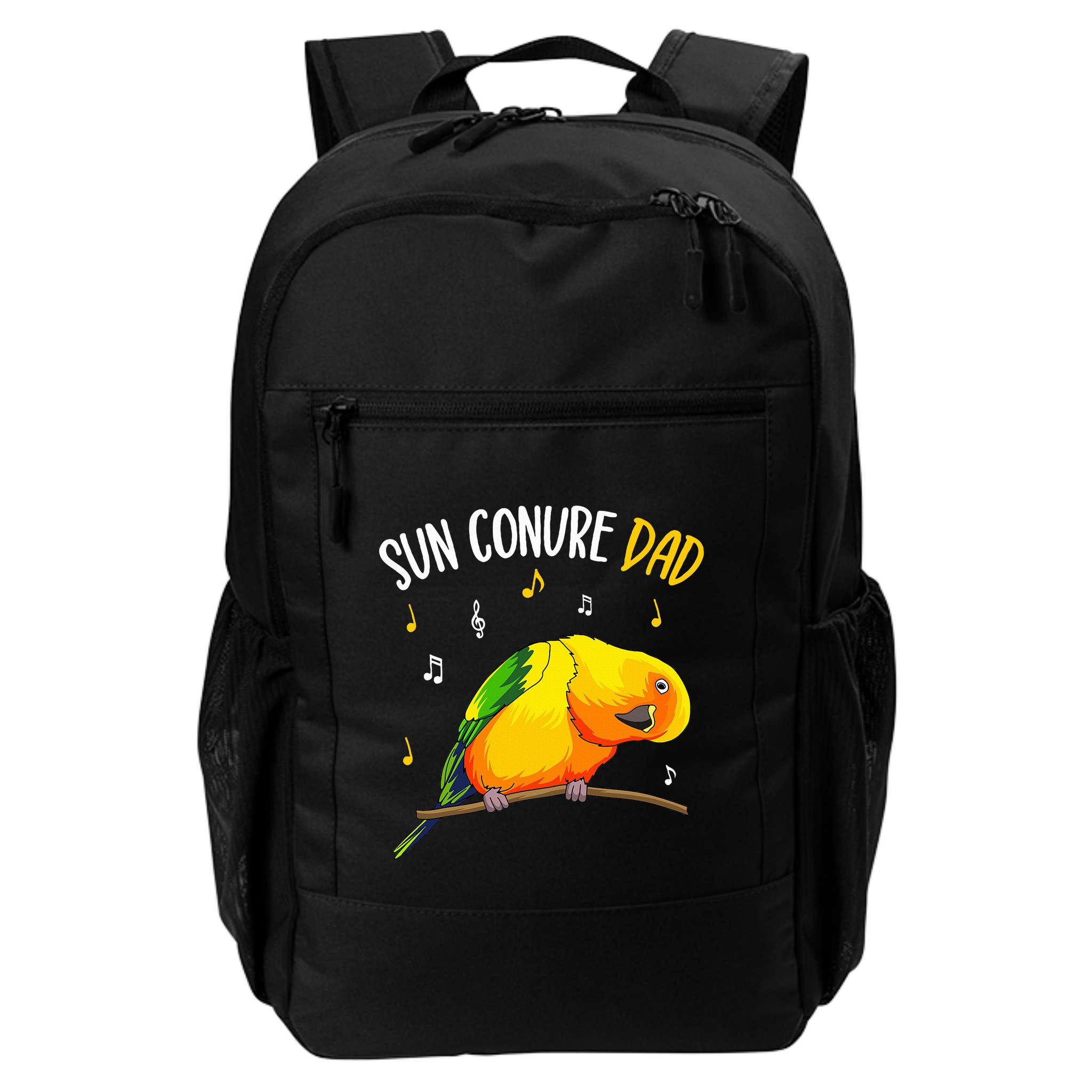 Sun Conure Dad Funny Parrot Bird Lover Backpack