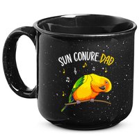 Sun Conure Dad Funny Parrot Bird Lover 15oz Campfire Ceramic Mug