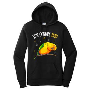 Sun Conure Dad Funny Parrot Bird Lover Women's Pullover Hoodie