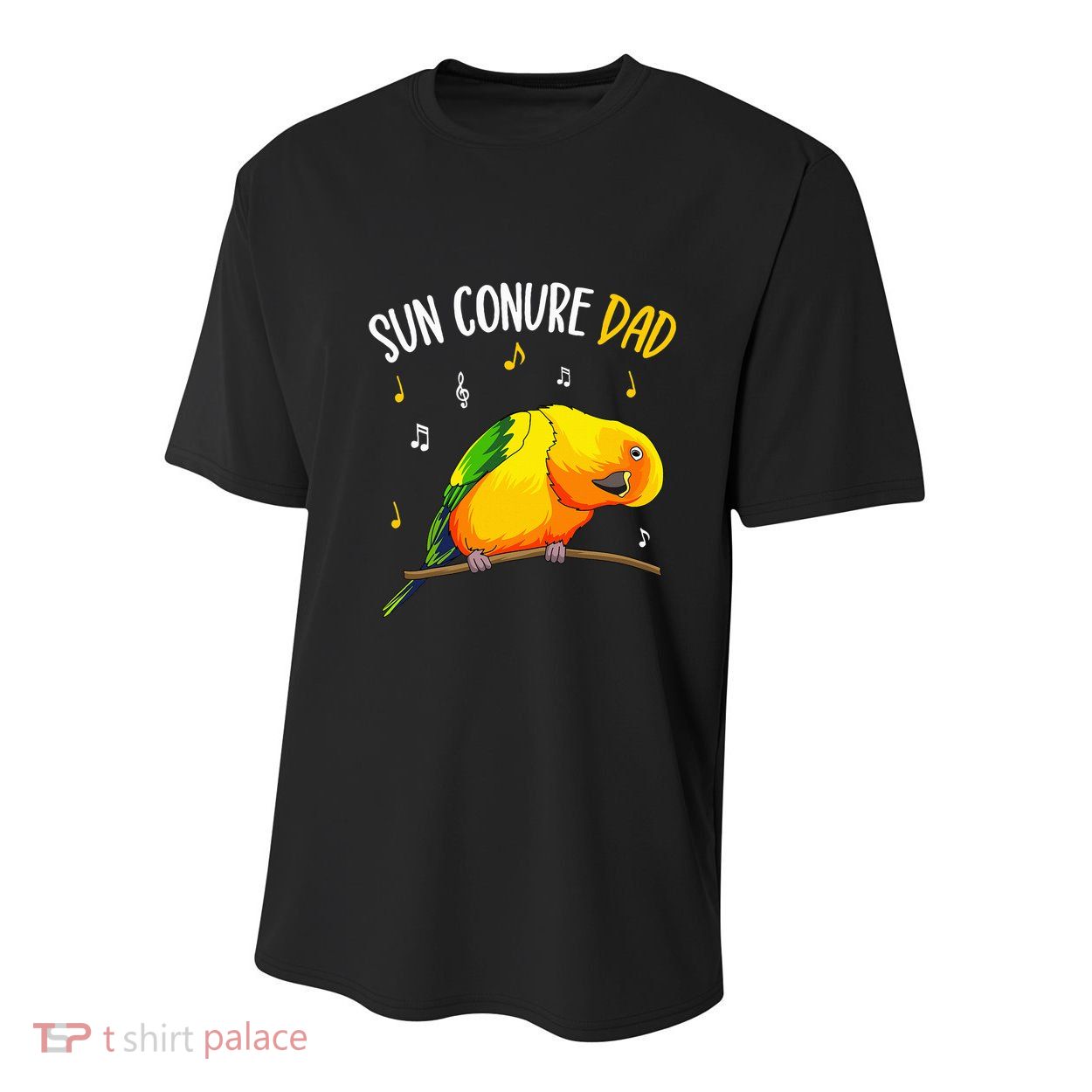 Sun Conure Dad Funny Parrot Bird Lover Youth Performance Sprint T-Shirt
