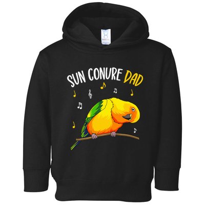 Sun Conure Dad Funny Parrot Bird Lover Toddler Hoodie