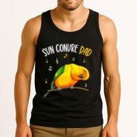 Sun Conure Dad Funny Parrot Bird Lover Tank Top