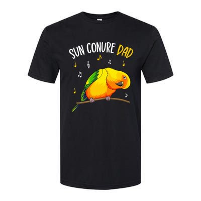 Sun Conure Dad Funny Parrot Bird Lover Softstyle® CVC T-Shirt