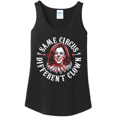 Same Circus Different Clown Funny Kamala Harris Clown Ladies Essential Tank