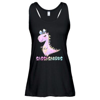 Sassasaurus Cute Dinosaur Funny Gifts For Ladies Essential Flowy Tank