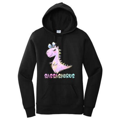 Sassasaurus Cute Dinosaur Funny Gifts For Women's Pullover Hoodie