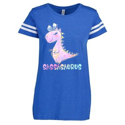 Sassasaurus Cute Dinosaur Funny Gifts For Enza Ladies Jersey Football T-Shirt