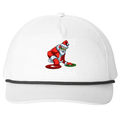 Santa Claus Dj Music Lover Merry Christmas Xmas Party Tee Cute Gift Snapback Five-Panel Rope Hat