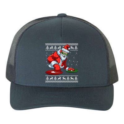 Santa Claus Dj Music Lover Merry Christmas Xmas Party Tee Cute Gift Yupoong Adult 5-Panel Trucker Hat