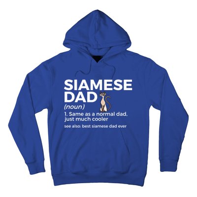 Siamese Cat Dad Definition Funny Best Siamese Dad Ever Great Gift Hoodie