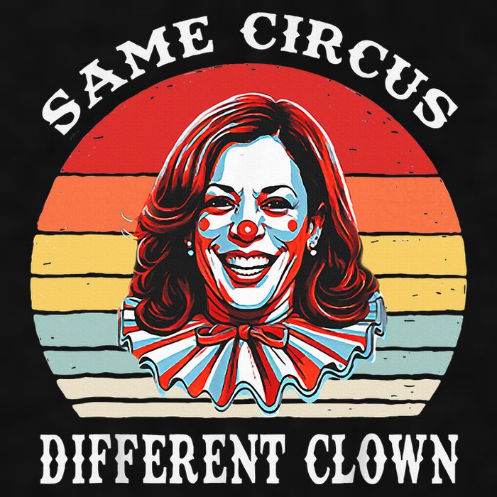Same Circus Different Clown Funny Kamala Harris Clown Ladies PosiCharge Tri-Blend Wicking Tank