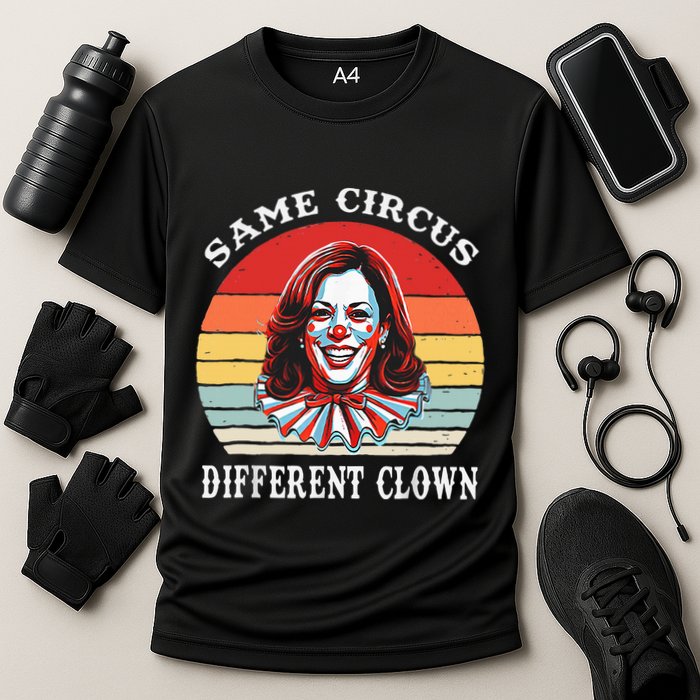 Same Circus Different Clown Funny Kamala Harris Clown Performance Shirt