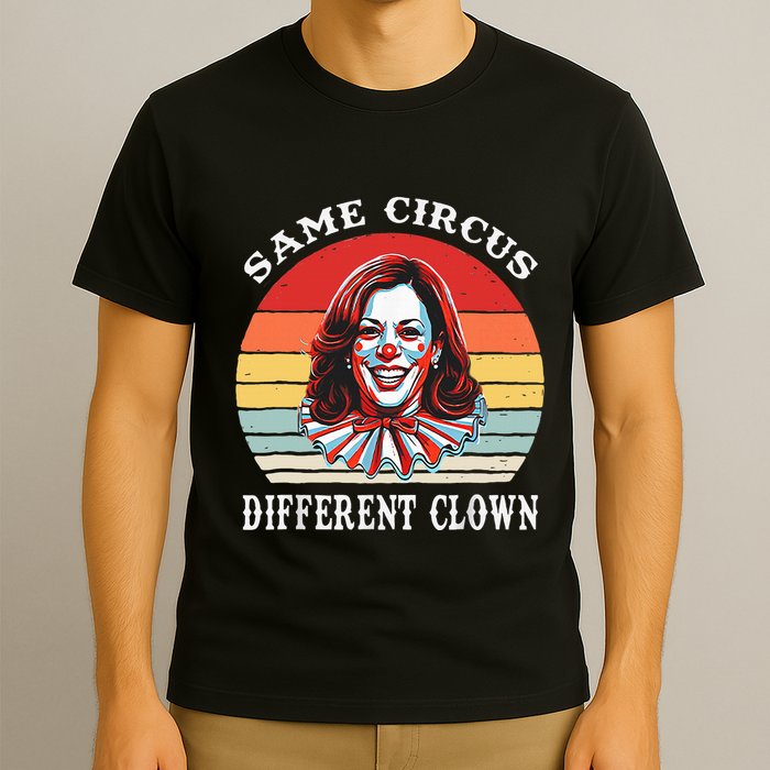 Same Circus Different Clown Funny Kamala Harris Clown T-Shirt