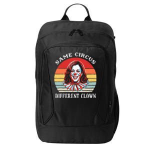 Same Circus Different Clown Funny Kamala Harris Clown City Backpack