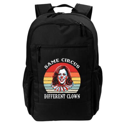 Same Circus Different Clown Funny Kamala Harris Clown Daily Commute Backpack