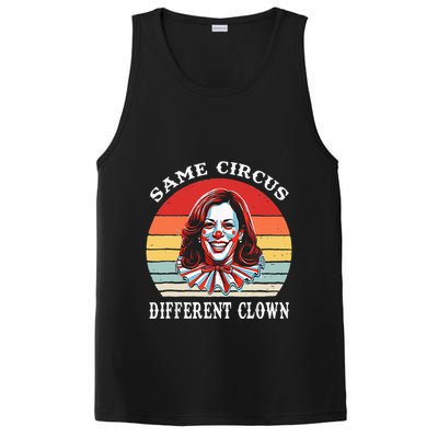 Same Circus Different Clown Funny Kamala Harris Clown PosiCharge Competitor Tank