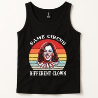 Same Circus Different Clown Funny Kamala Harris Clown Tank Top