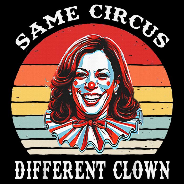 Same Circus Different Clown Funny Kamala Harris Clown Zip Tote Bag