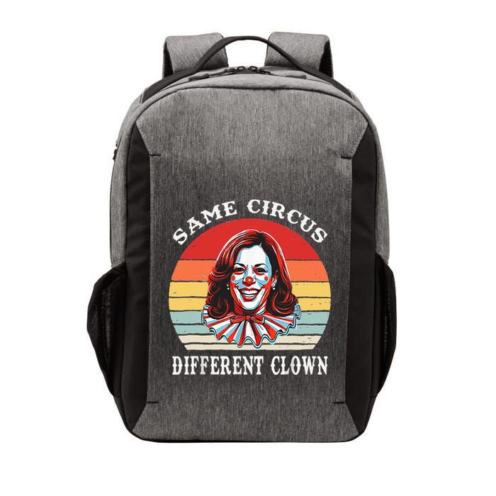 Same Circus Different Clown Funny Kamala Harris Clown Vector Backpack