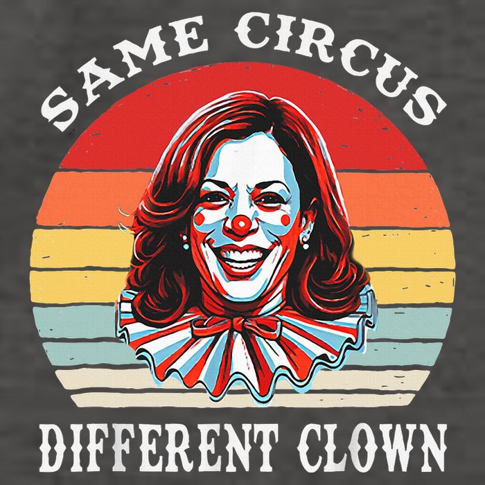 Same Circus Different Clown Funny Kamala Harris Clown Vector Backpack