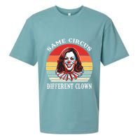 Same Circus Different Clown Funny Kamala Harris Clown Sueded Cloud Jersey T-Shirt