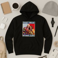 Same Circus Different Clown Funny Kamala Harris Clown Hoodie