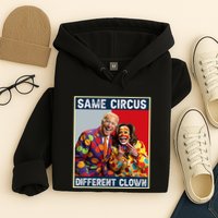 Same Circus Different Clown Funny Kamala Harris Clown Hoodie