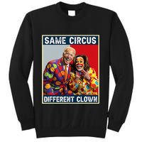 Same Circus Different Clown Funny Kamala Harris Clown Sweatshirt