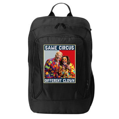 Same Circus Different Clown Funny Kamala Harris Clown City Backpack