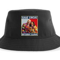 Same Circus Different Clown Funny Kamala Harris Clown Sustainable Bucket Hat