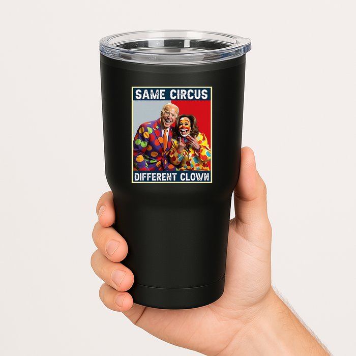 Same Circus Different Clown Funny Kamala Harris Clown Tumbler