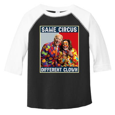 Same Circus Different Clown Funny Kamala Harris Clown Toddler Fine Jersey T-Shirt