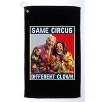 Same Circus Different Clown Funny Kamala Harris Clown Golf Towel