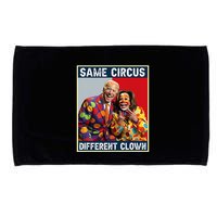 Same Circus Different Clown Funny Kamala Harris Clown Microfiber Hand Towel