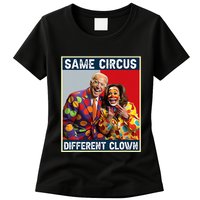 Same Circus Different Clown Funny Kamala Harris Clown Womens T-Shirt
