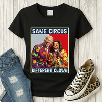 Same Circus Different Clown Funny Kamala Harris Clown Womens T-Shirt