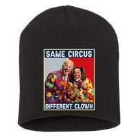 Same Circus Different Clown Funny Kamala Harris Clown Short Acrylic Beanie